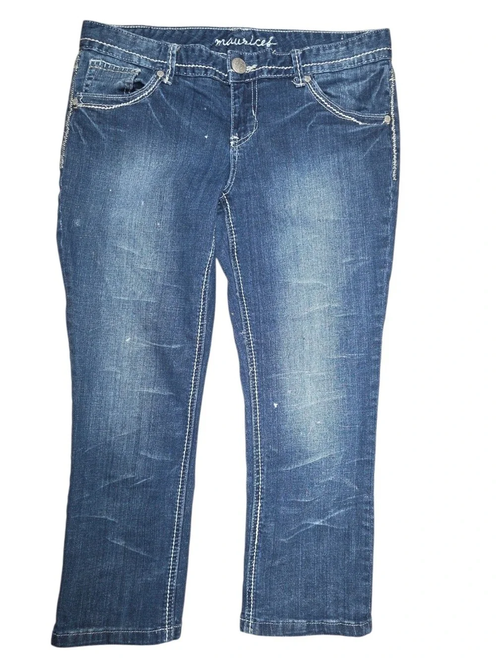 Denim Capris - Picture 1 of 5